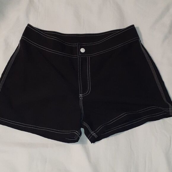 Venus Swimwear Black Swim Swimming Shorts Size 4 - Picture 1 of 4
